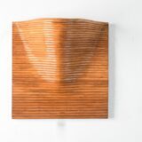 Sculptural Curved Pencil Reed Wall Lamp