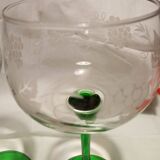 2 verres à vin blanc d Alsace