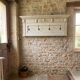 Vintage wall coat rack