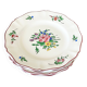 Set of 4 flat plates lunéville