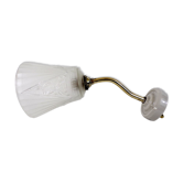 Wall lamp tulip pressed glass decoration shabby chic