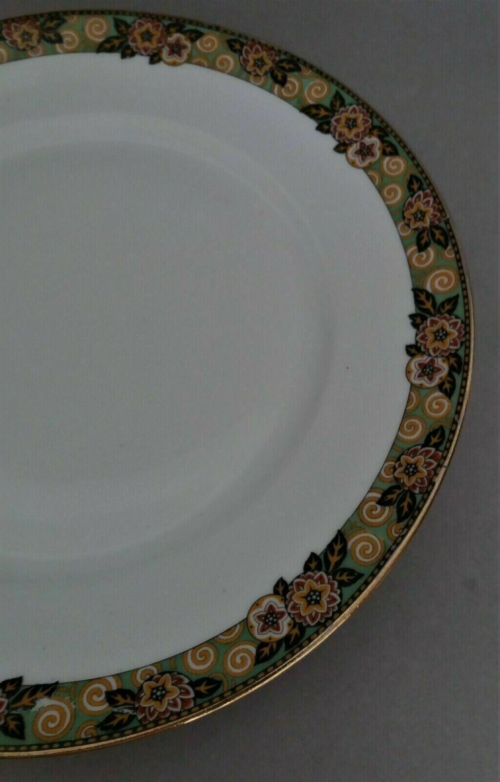 Assiettes à dessert en porcelaine Limoges F. Paulhat début XXème