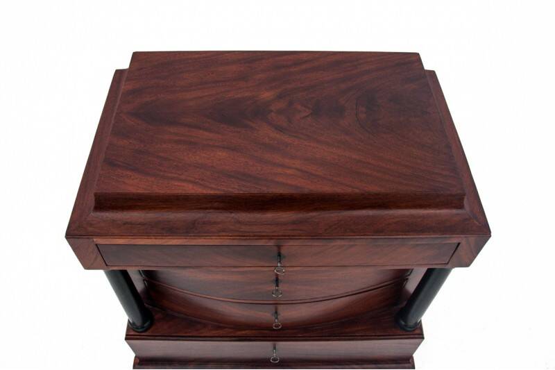 Antique chest of drawers, Northern Europe, circa 1880. After renovation.