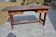 "Brutalist" farmhouse desk/table in solid oak
