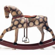 Antique Rocking Horse, 1940s, Czechoslovakia