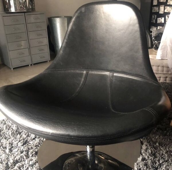 Fauteuils Ikea Tirup Cuir Noir