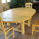 Solid wood table