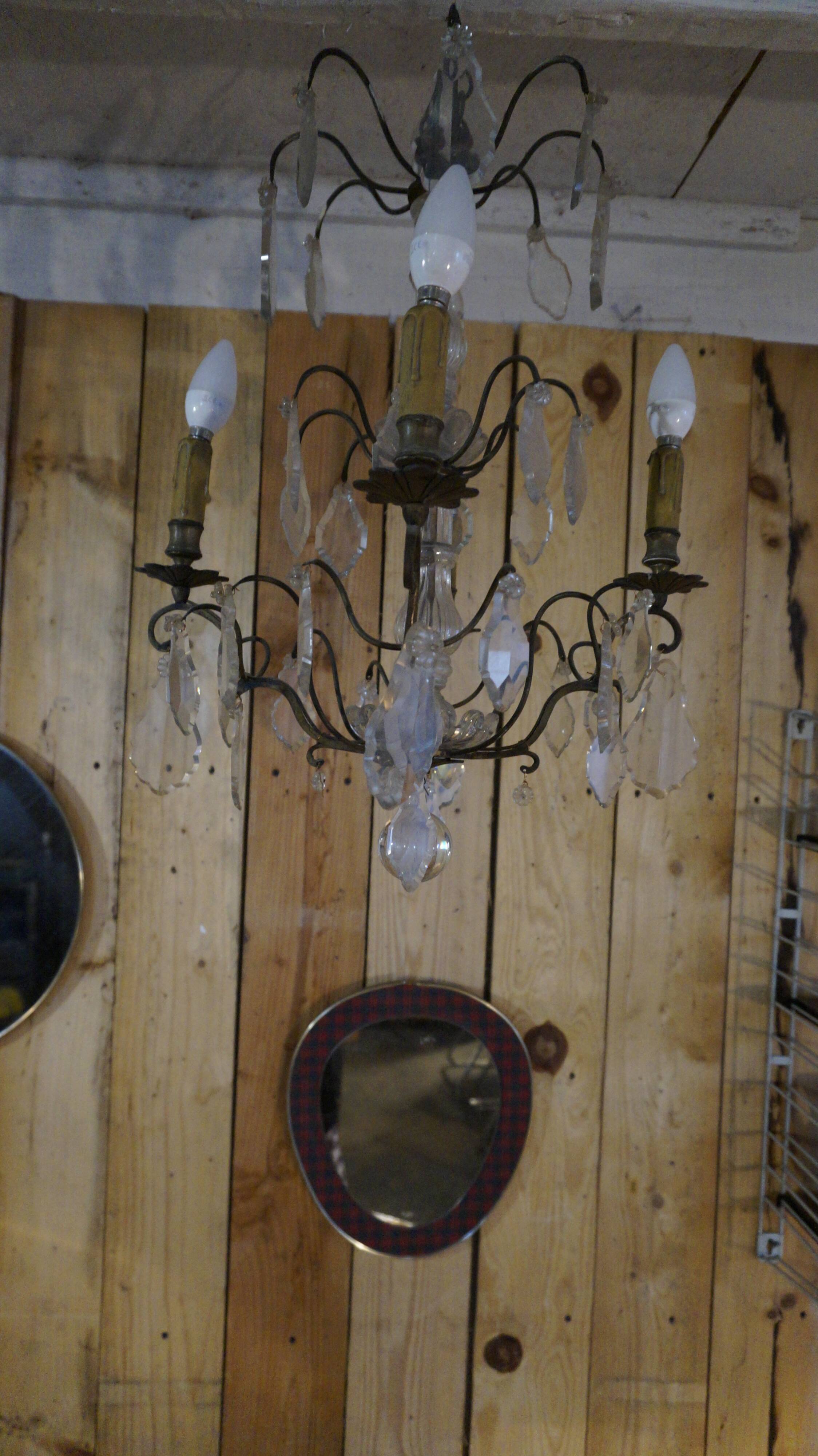Chandelier with tassels