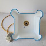 Draped opaline suspension