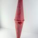 Carotte tabac rouge enseigne 1960 buraliste debit tabac aluminium anonise rouge