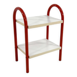 Coral tubular side table, 1980