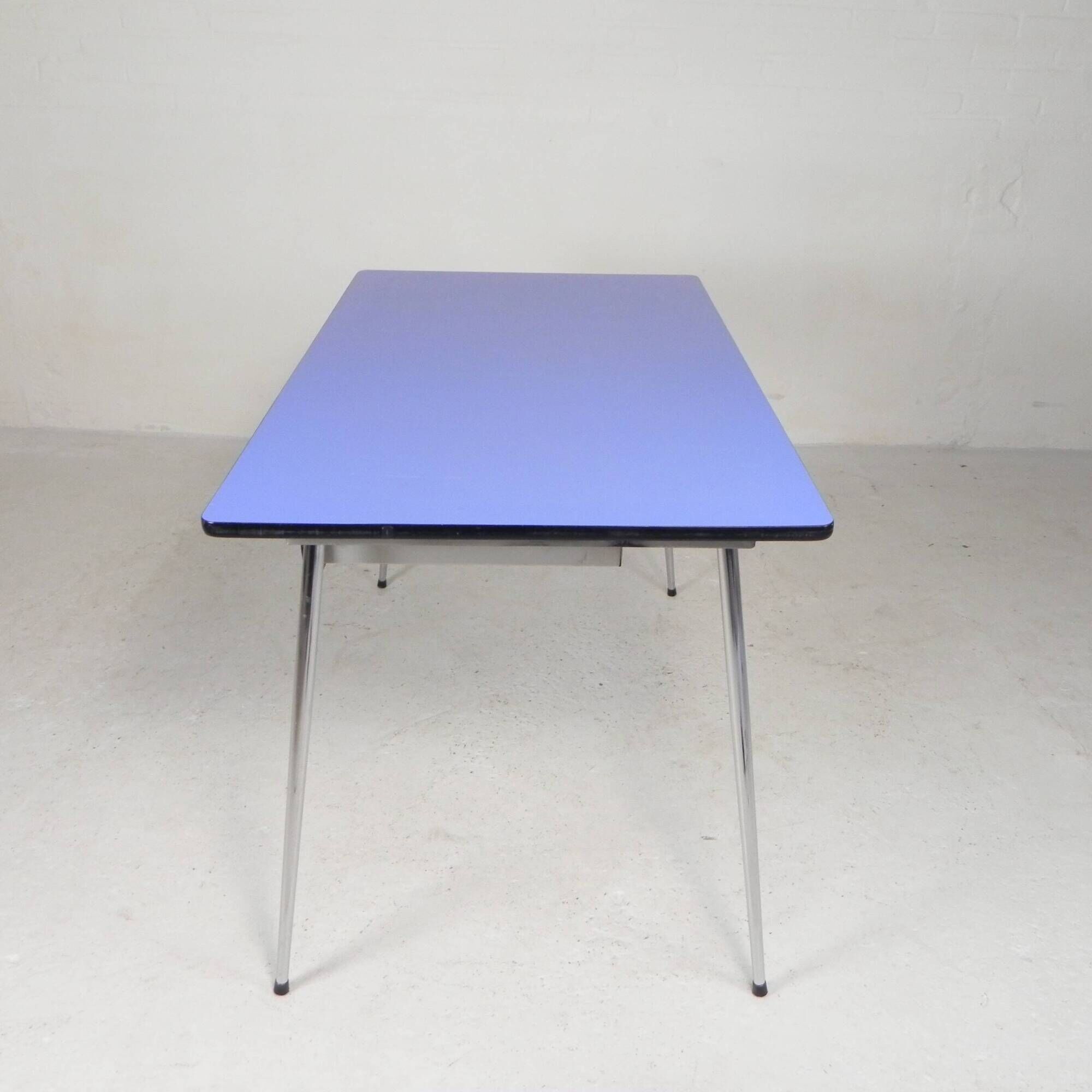 Formica table, desk with 2 drawers, 1950s