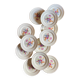 Set of 12 vintage flat plates - Fleurette by Gien