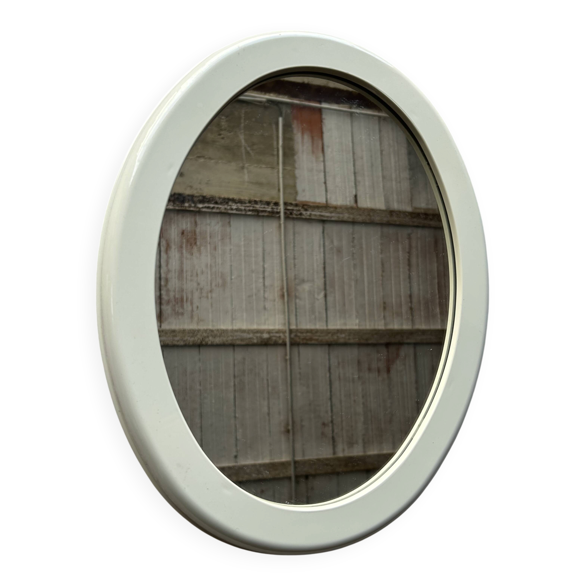 Vintage oval mirror