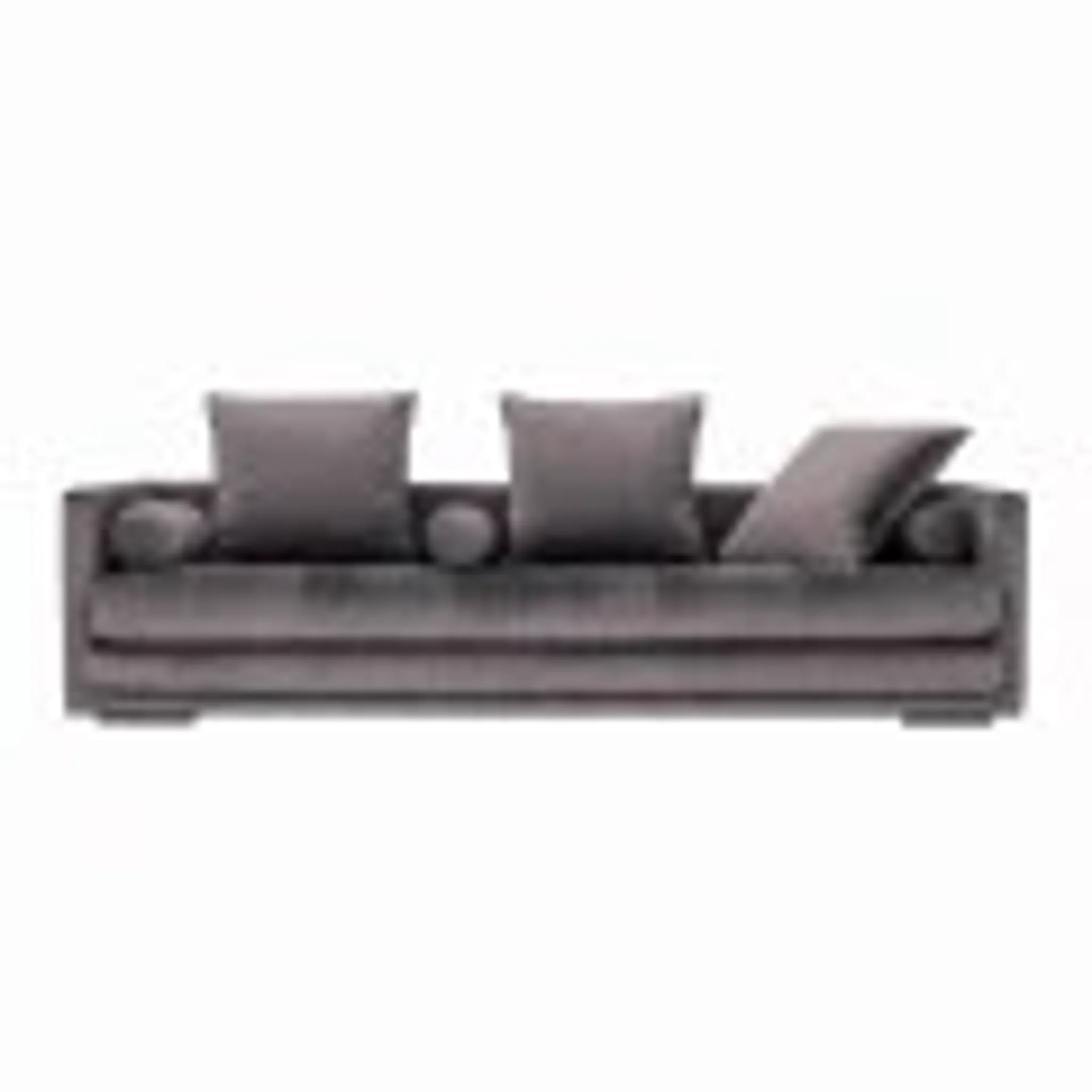 Sofa KOPENHAGA grey velour, Scandinavian design