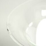 Huge 1960s italian two-piece Murano glass mushroom table lamp by Vistosi