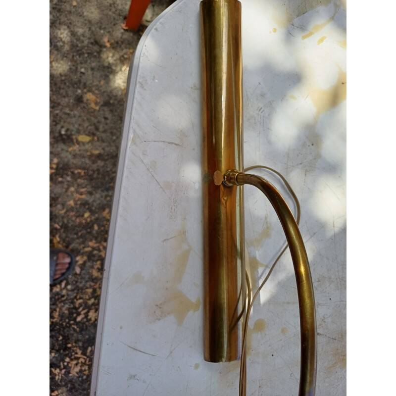 2 brass picture lamps