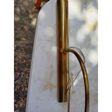 2 brass picture lamps