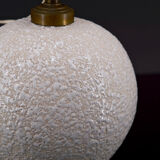 White ceramic lamp Besnard style, circa 1930
