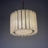Chandelier in murano glass and chrome italy circa 1970