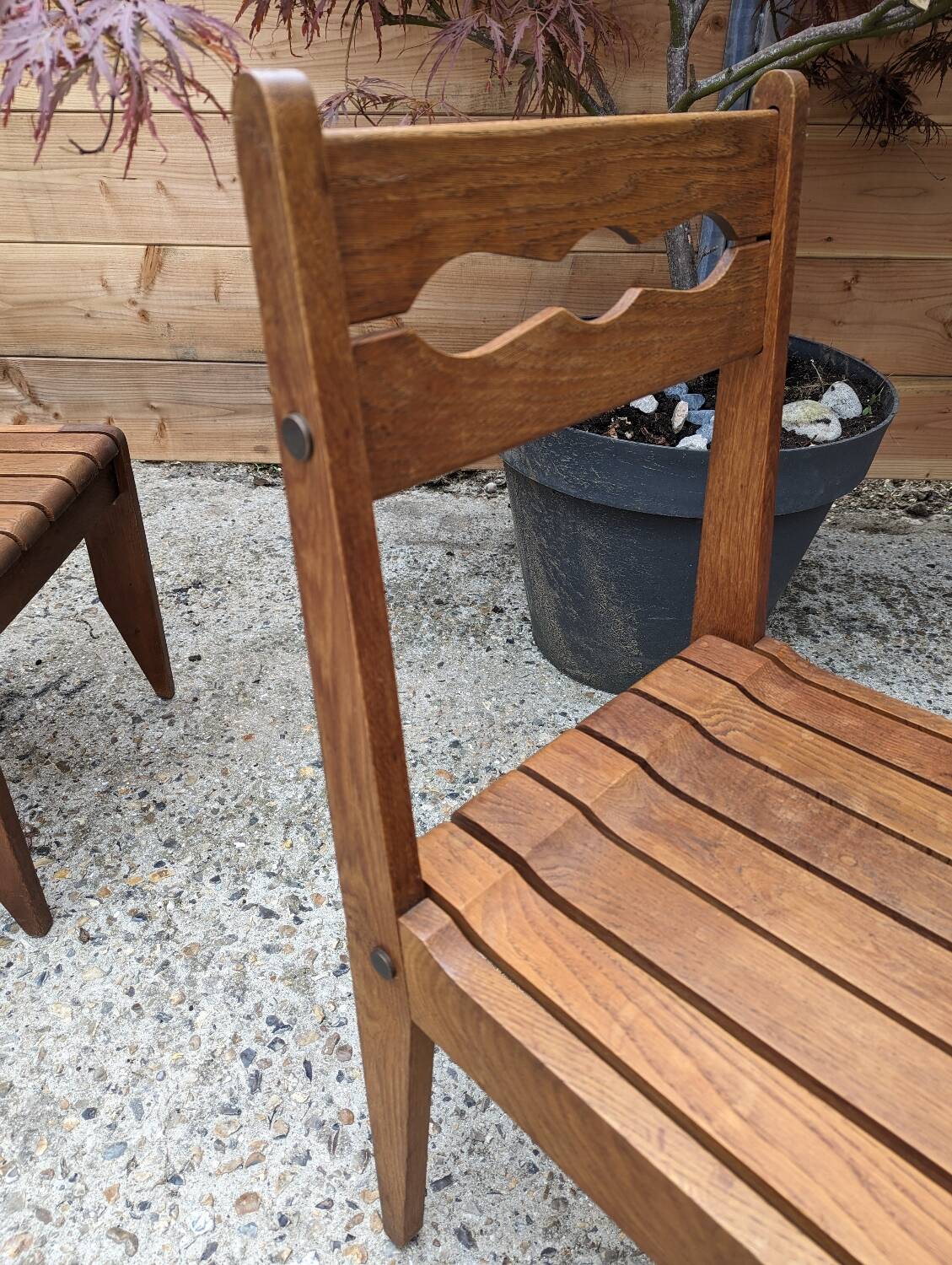 Vintage wooden chairs from the 60s