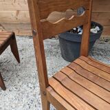 Vintage wooden chairs from the 60s