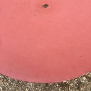 Round iron table