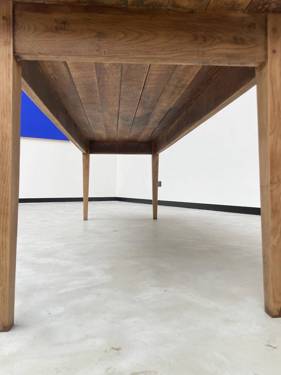 Pine and oak farmhouse table 220 cm