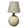 Lampe blanche balle de golf vintage 1980