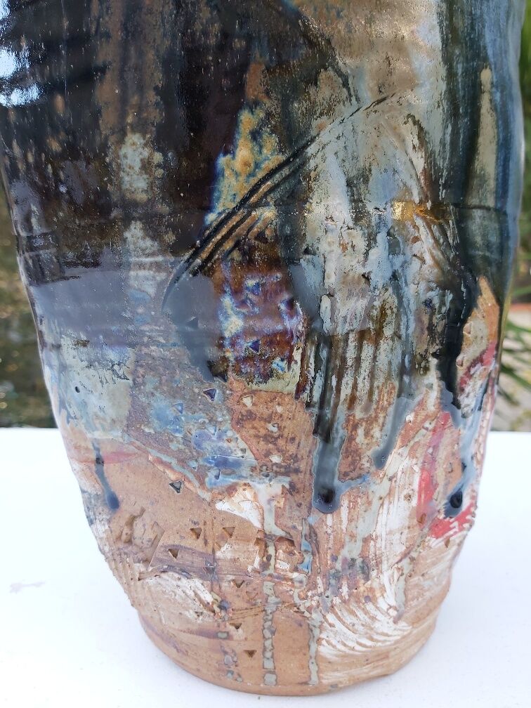 Vase Thierry Basile céramique 38 cm