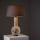 Rare Peter Müller ceramic table lamp produced by Sgrafo