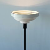 Lampadaire vintage avec abat-jour en forme d'anneau 1970s