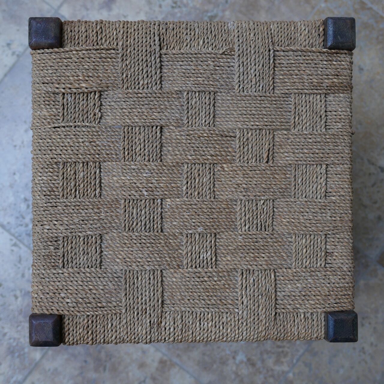 Mid-century german cord stool