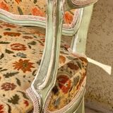 Small Louis XV Style Lacquered Sofa / Bench