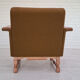 Ensemble de fauteuils bois de chêne laine état d’origine années 1970