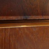 Teak enfilade with 2 sliding doors