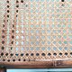 Chaise haute Art Déco en bois et cannage pour enfant