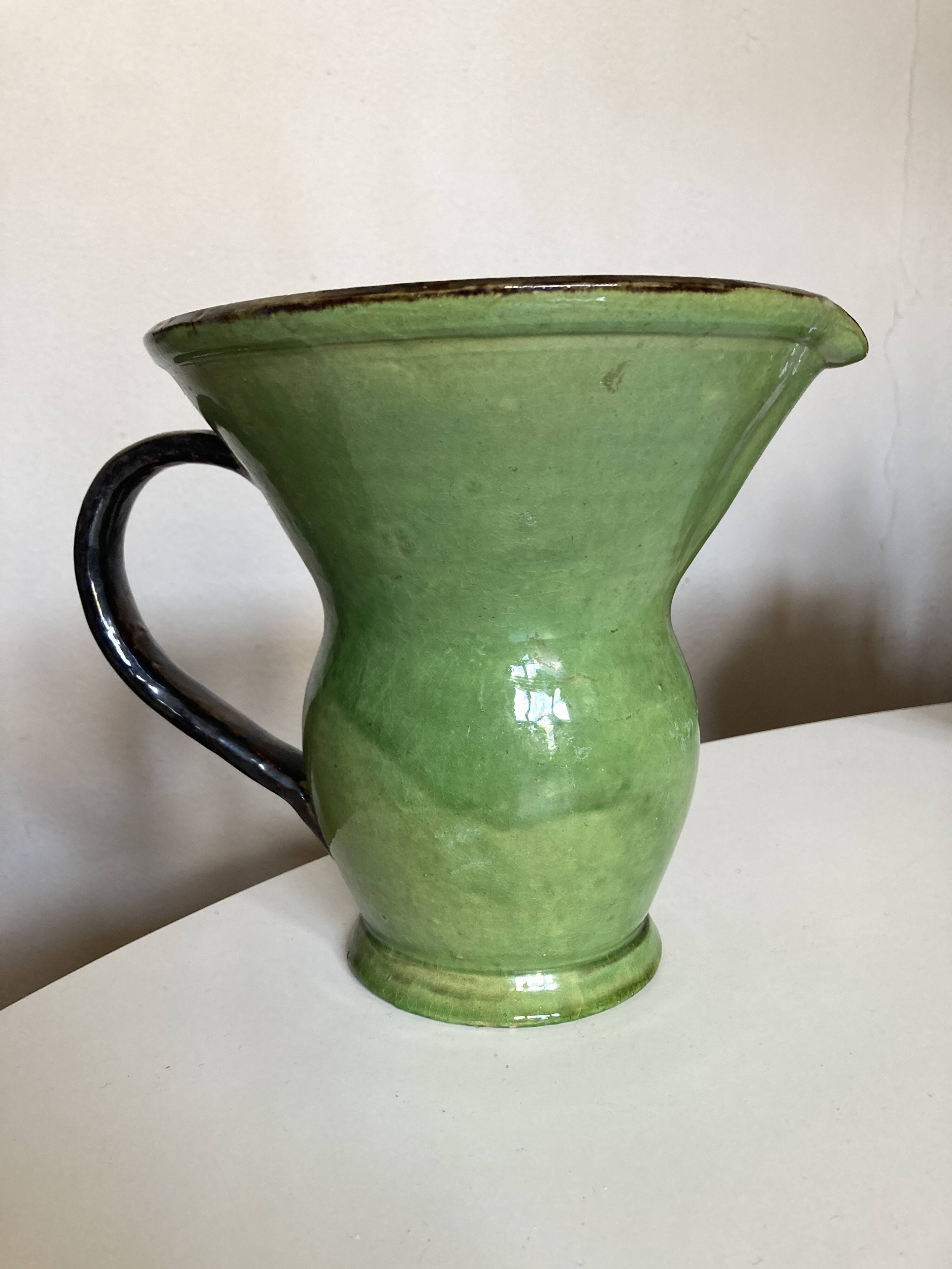 XL vase in glazed earthenware by Etienne Noel, Dieulefit 1950