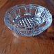 Old cut crystal ashtray Art Deco decor Vintage 40s/50s