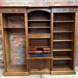 Large Notary's Furniture Early 20th Century in Mahogany