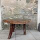 Table basse brutaliste en bois
