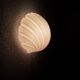 Glassh-tte Limburg 80s milky white glass wall lamp