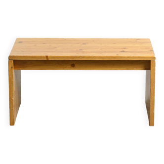 Solid pine bench, Les Arcs 1600, France