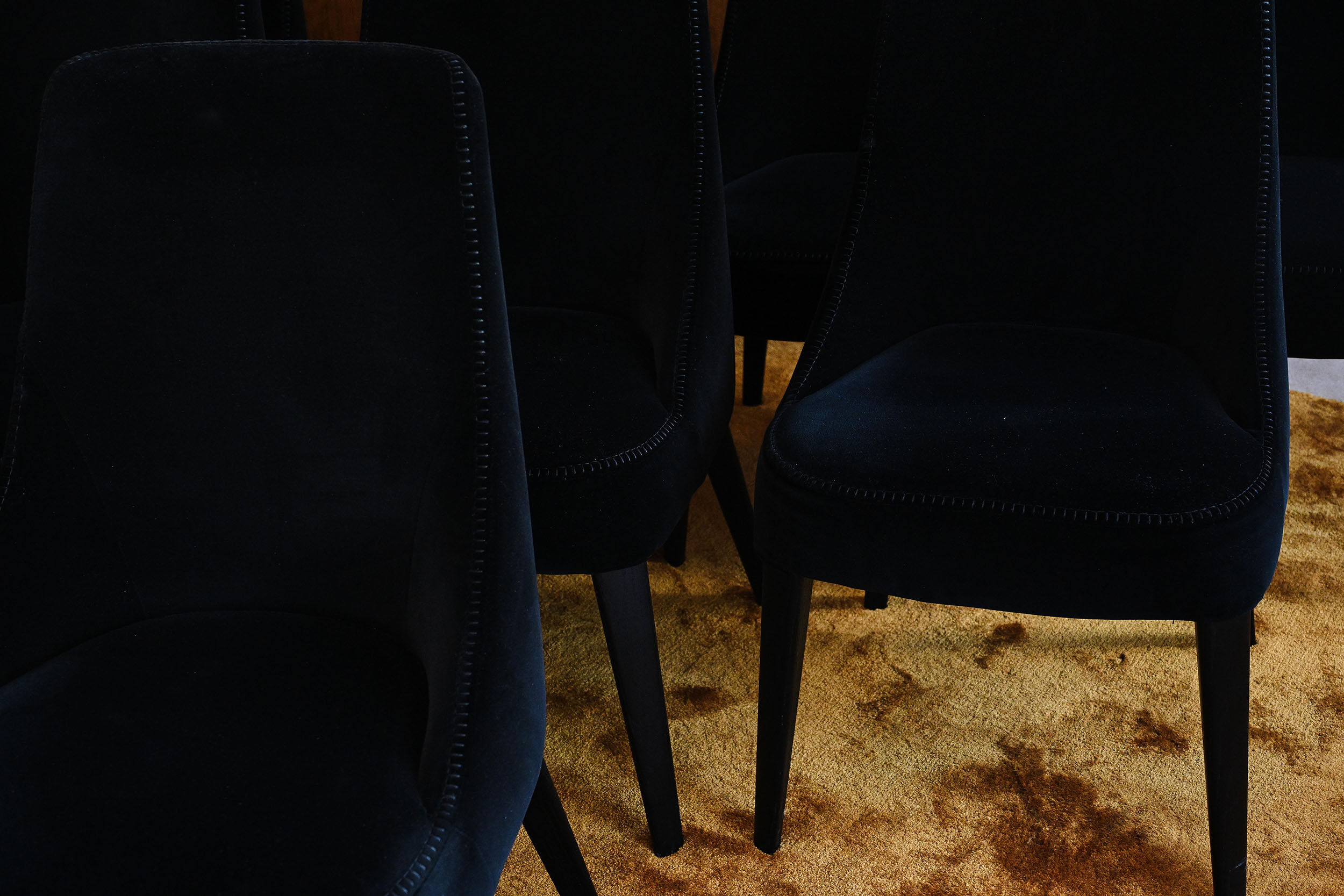 Set of 8 Febo dining chairs designed by Antonio Citterio in 2008 for Maxalto