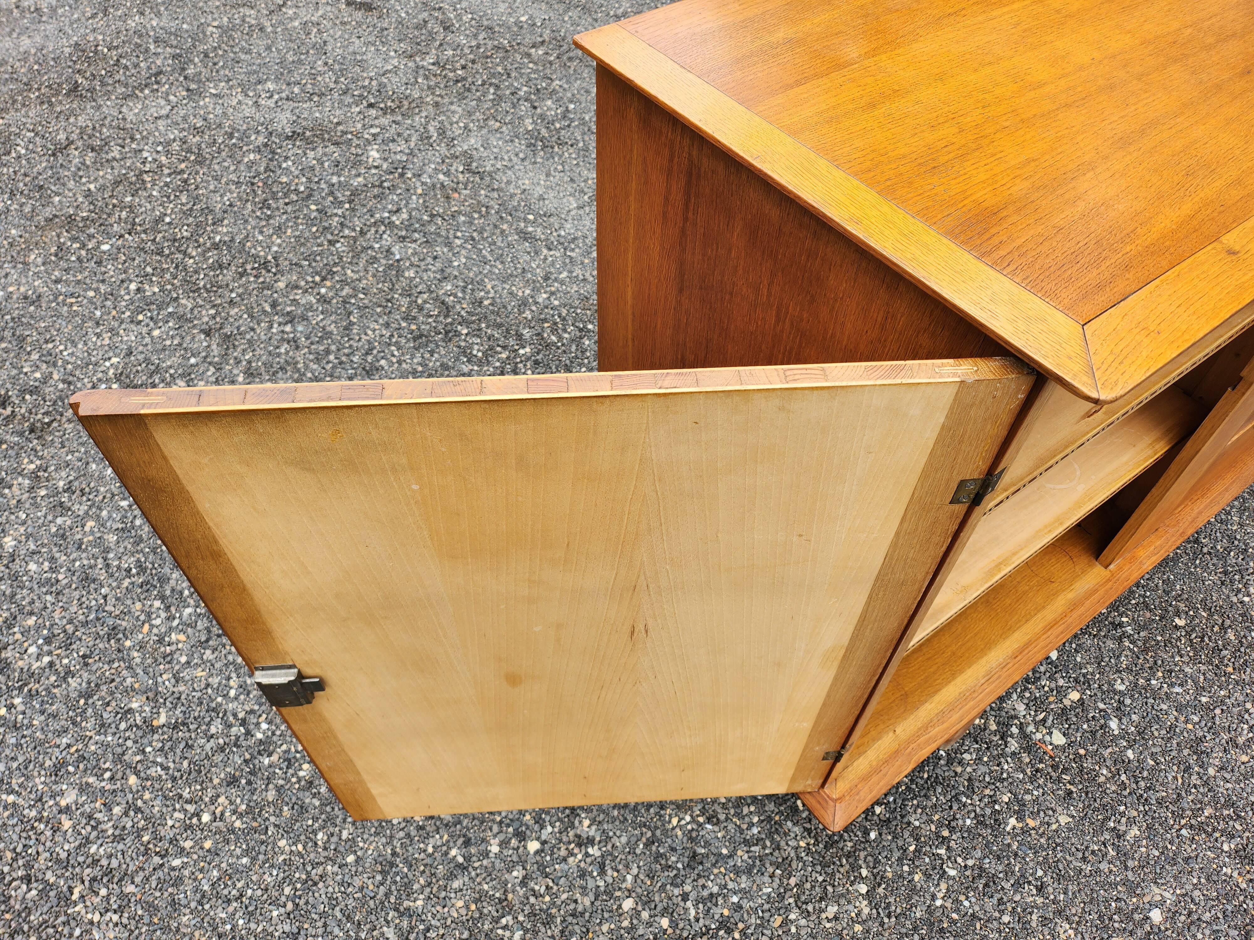Light oak vintage sideboard