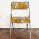 Vintage folding chair - upcycling - Iphigenie Yellow