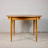 Scandinavian style teak table with butterfly extension