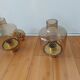 Pair of 60'S brass wall lamps, Hans Agne Jakobsson, model V212A