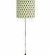 Lampshade Green Diamond H40 D40 - vintage fabric