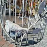 iron standing bird cage